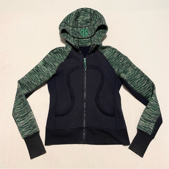 Lululemon Scuba Hoodie Stretch Green Bean Inkwell Wee Are From Space - Picture 1 of 16